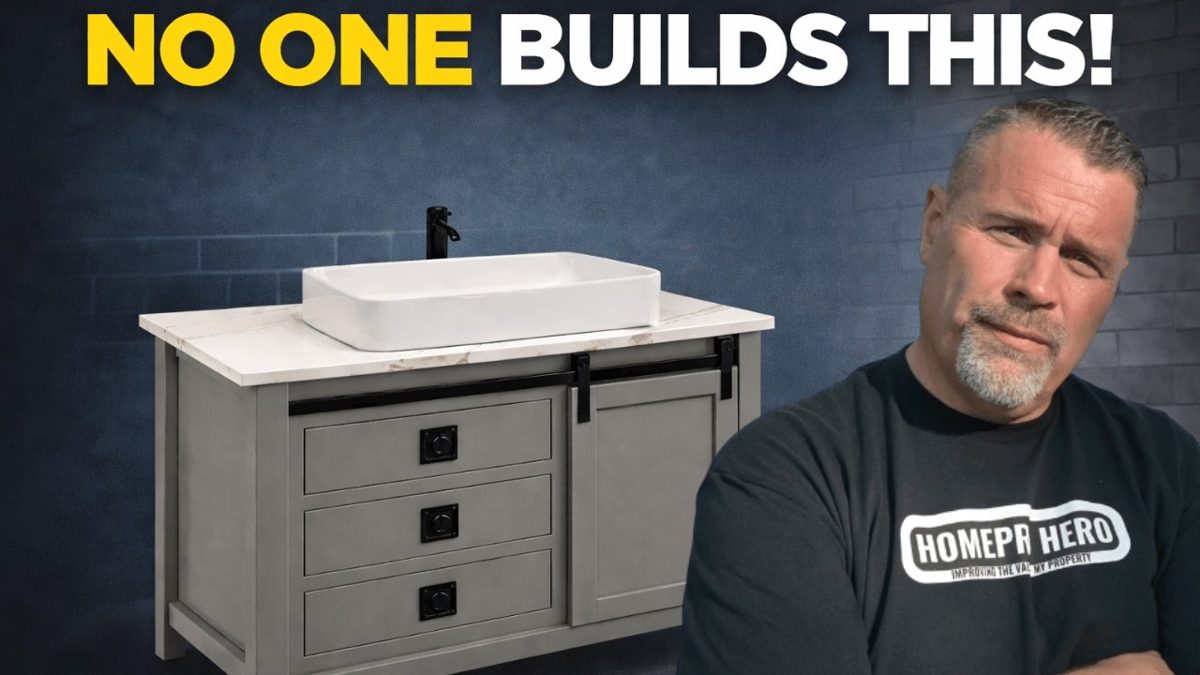 Sliding Door Bath Vanity Plans